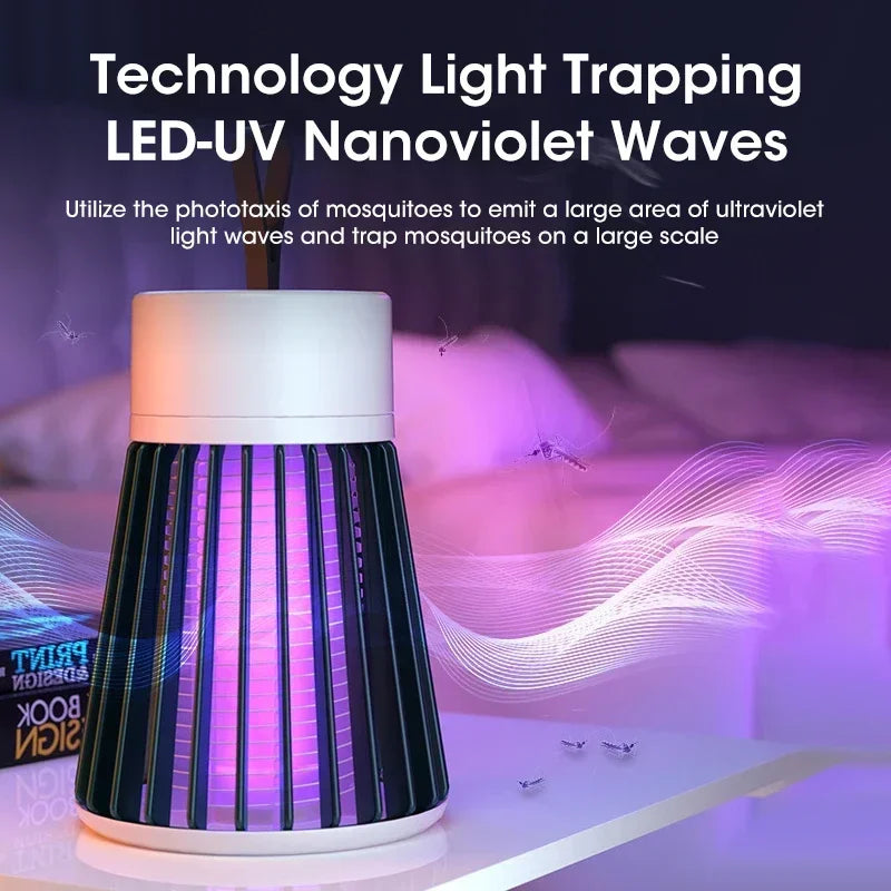 Mosquito Killer Lamp Portable USB Charge Electric Shock Mosquito Killer Outdoor Mute Anti Mosquito Lamp Pest Control Lamp